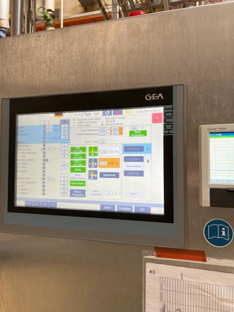 GEA Planta de pasteurización Prolong, 6.500 ltr/h, Leche ESL (9)